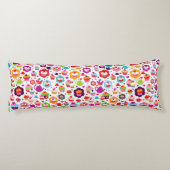 Niedlicher Schalenkuchen und Teetopf Seitenschläferkissen (Rückseite)