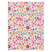 Niedlicher Schalenkuchen und Teetopf Tischdecke (Vorderseite)