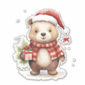 Niedlicher Schallschutzaufkleber Aufkleber (Vorderseite)