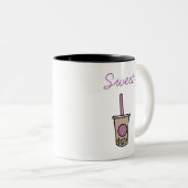 Niedlicher Schaumtee Zweifarbige Tasse (VorderseiteRechts)