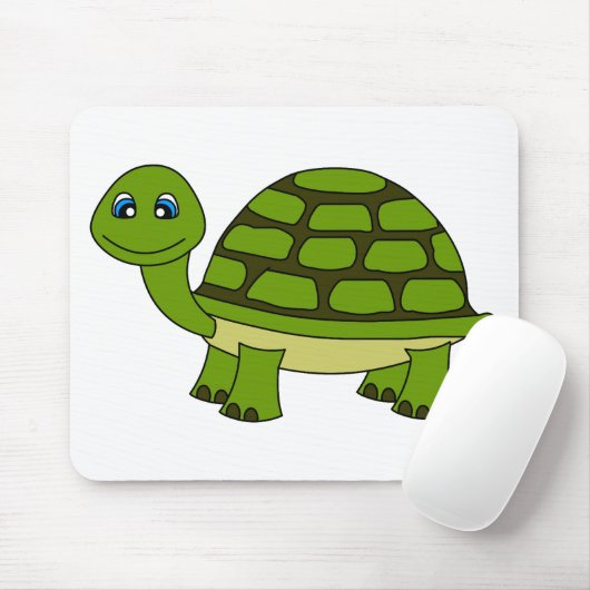 Niedlicher Schildkröte-Cartoon Mousepad (Mit Mouse)