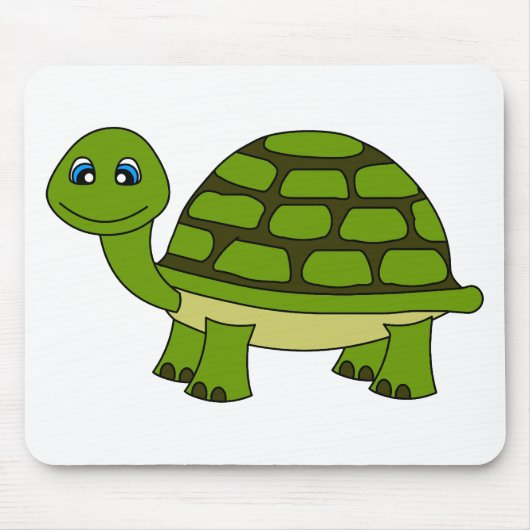 Niedlicher Schildkröte-Cartoon Mousepad (Vorne)