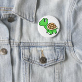 Niedlicher Schildkröte-Knopf Button (Beispiel)