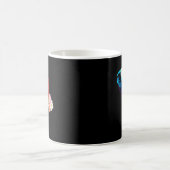 niedlicher Schimpanse Affe farbenfrohe Schimpanse Kaffeetasse (Mittel)