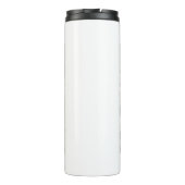 Niedlicher Schimpanse auf den Filialgrüßen Thermosbecher (Rückseite)