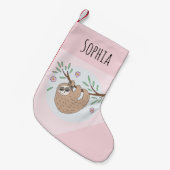 Niedlicher Schlachthof Tier- und Namenskinder Kleiner Weihnachtsstrumpf (Vorderansicht (hängend))