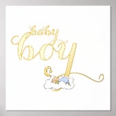 Niedlicher Schlafbabytypografie Foliendrucke (Vorderseite)