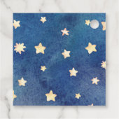 Niedlicher schlafender Elephant Stars Baby Boy Dan Geschenkanhänger (Rückseite)