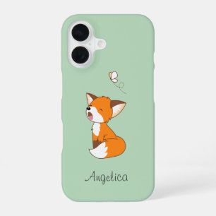 Niedlicher schlafender kleiner Fuchs iPhone 16 Hülle
