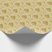 Niedlicher Schlaffuchs Geschenkpapier (Ecke)