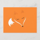 Niedlicher Schlaffuchs Postkarte (Vorderseite)