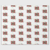 Niedlicher Schlafhund Geschenkpapier (Flach)