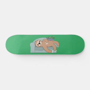 Niedlicher Schlafplatz, der ein wahres Tropendusch Skateboard