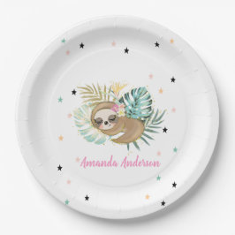 Niedlicher Schlafplatz, Sterne, Prinzessin Pappteller