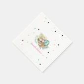 Niedlicher Schlafplatz, Sterne, Prinzessin Serviette (Ecke)