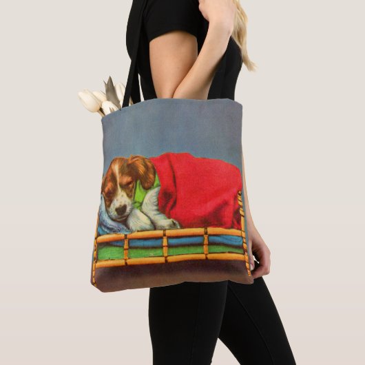 niedlicher Schlafpuppenprint Tasche (Von Nahem)