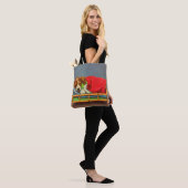 niedlicher Schlafpuppenprint Tasche (Am Model)