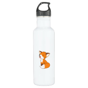 Niedlicher schläfriger kleiner Fox Trinkflasche