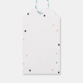 Niedlicher Schlafsack, Sterne Geschenkanhänger (Rückseite)