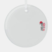 Niedlicher Schlafsäugling Weihnachtsbaum Ornament Aus Glas (Vorderseite)