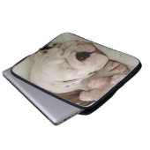 Niedlicher Schlafschläfer Laptopschutzhülle (Vorne Knopf)