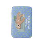 Niedlicher Schlafsessel, der ein zauberhafter trop Badematte (Vorderseite Vertikal)