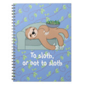 Niedlicher Schlafsessel, der ein zauberhafter trop Notizblock (Vorderseite)