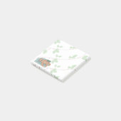 Niedlicher Schlafsessel, der ein zauberhafter trop Post-it Klebezettel (angewinkelt)