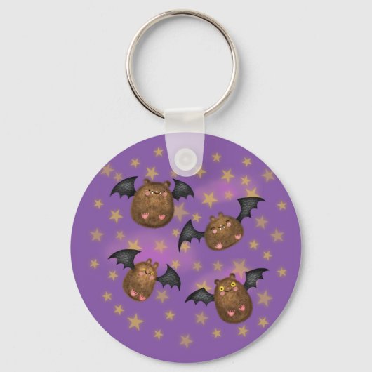 Niedlicher Schlägerring Schlüsselanhänger (Vorderseite)