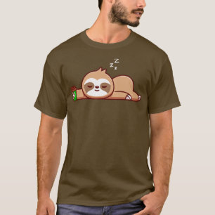 Niedlicher Schlauch mit Kaffee-Cup-Cartoon1 T-Shirt