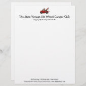 Niedlicher Schleppseil-LKWWrecker Briefkopf (Vorne/Hinten)