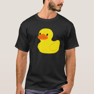 Niedlicher, schlichter, gelber Gummihandschuh T-Shirt