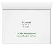 Niedlicher Schlittenhund Weihnachten (Innenansicht Horizontal (Unten))