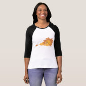 Niedlicher schlummernder Cartoon Löwe Women T - Sh T-Shirt (Vorne ganz)