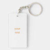 NIEDLICHER SCHLÜSSELANHÄNGER (Rückseite)