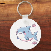 Niedlicher Schlüsselanhänger von Haifischen - Fun  (Rückseite)