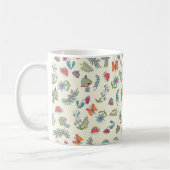 Niedlicher Schmetterling, Blume, Pilze, Motte, Käf Kaffeetasse (Links)