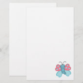 niedlicher Schmetterling Briefpapier (Vorne/Hinten)