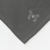 Niedlicher Schmetterling Fleecedecke (Ecke)