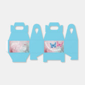 niedlicher Schmetterling Gender Reveal Party Garte Geschenkschachtel (Ungefaltet)