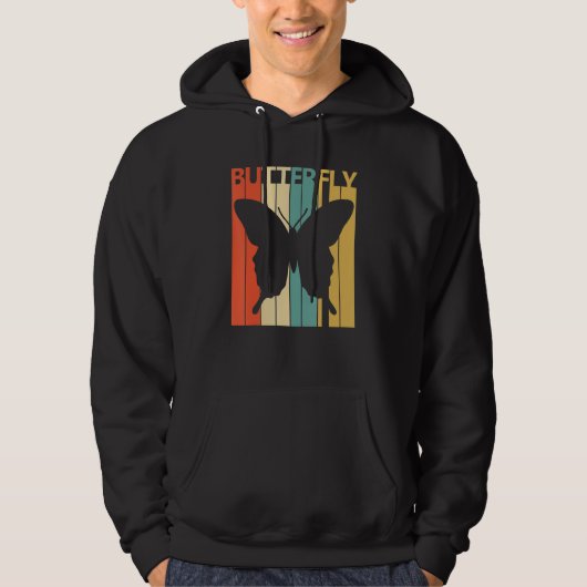 Niedlicher Schmetterling Hoodie (Vorderseite)
