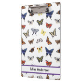 Niedlicher Schmetterling - individuell anpassbarer Klemmbrett (Links)