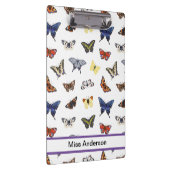 Niedlicher Schmetterling - individuell anpassbarer Klemmbrett (Rechts)