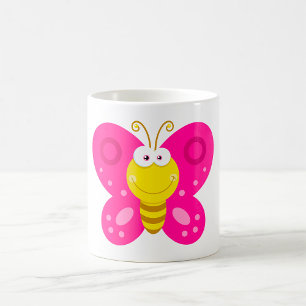 Niedlicher Schmetterling Kaffeetasse