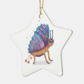 niedlicher Schmetterling Keramik Ornament (Links)