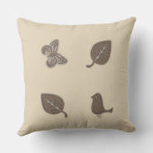 Niedlicher Schmetterling Kissen (Rückseite)