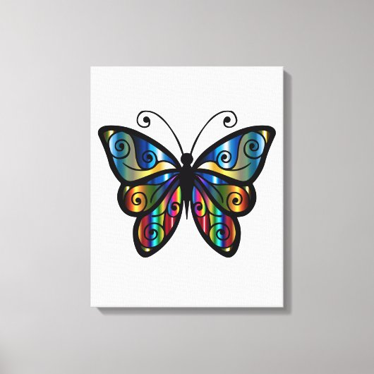 Niedlicher Schmetterling Leinwanddruck (Vorderseite)