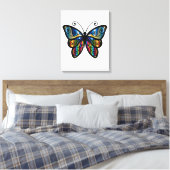 Niedlicher Schmetterling Leinwanddruck (Insitu (Schlafzimmer))