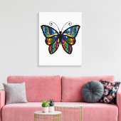 Niedlicher Schmetterling Leinwanddruck (Insitu (Wohnzimmer))