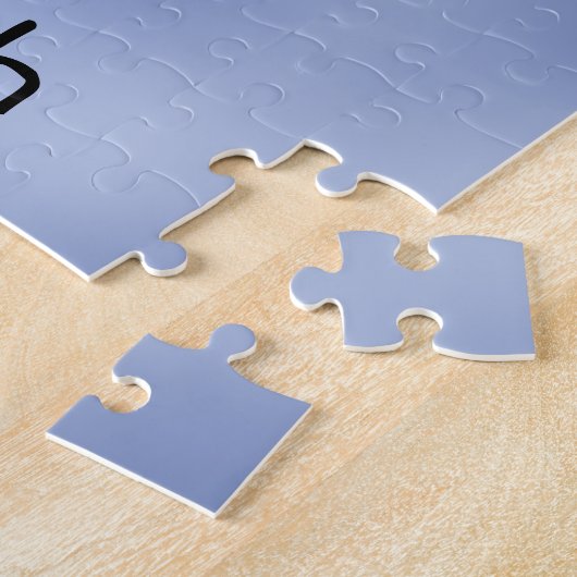 Niedlicher Schmetterling mit Name Text Template Puzzle (Seite)